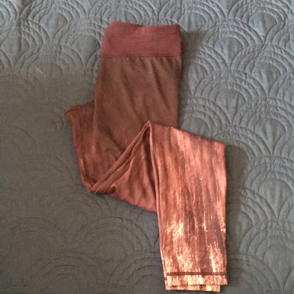 Under Armour Purple/Maroon Ombré Leggings
